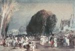 水彩大师 William Turner_A Wolk in Nantes